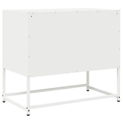 TV Cabinet White 68x39x60.5 cm Cold-rolled Steel