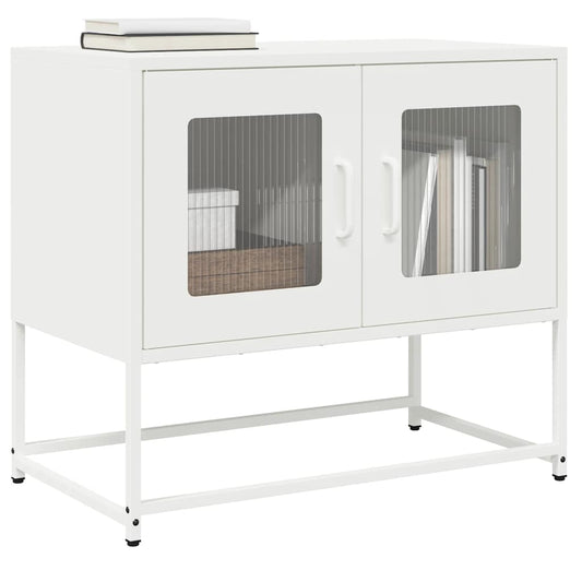 TV Cabinet White 68x39x60.5 cm Cold-rolled Steel