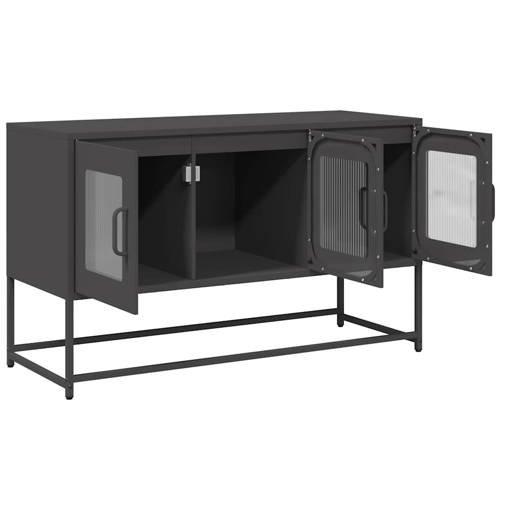 TV Cabinet Black 100.5x39x60.5 cm Cold-rolled Steel