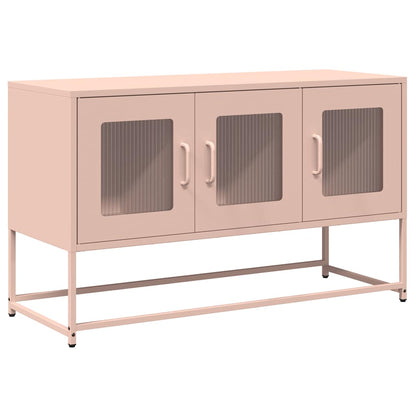 TV Cabinet Pink 100.5x39x60.5 cm Cold-rolled Steel