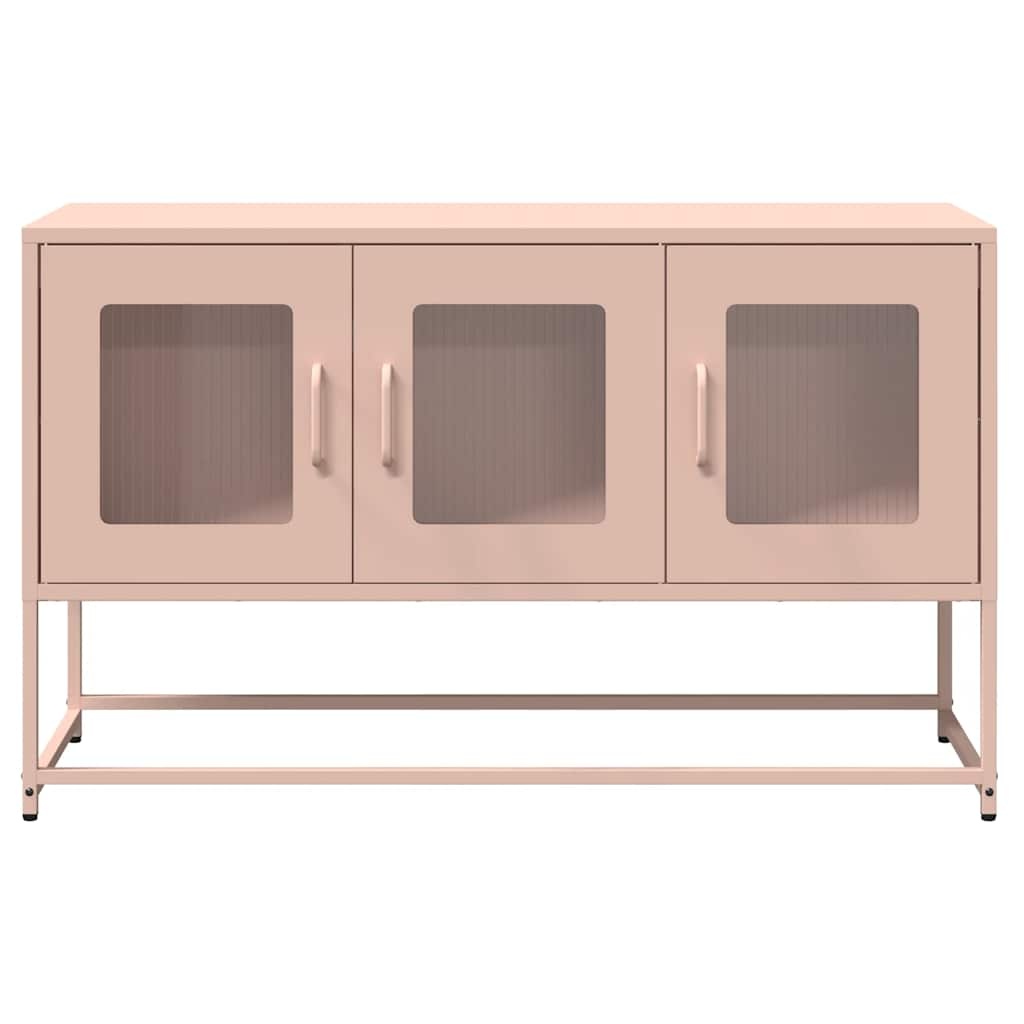 TV Cabinet Pink 100.5x39x60.5 cm Cold-rolled Steel