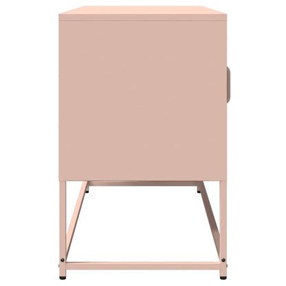 TV Cabinet Pink 100.5x39x60.5 cm Cold-rolled Steel