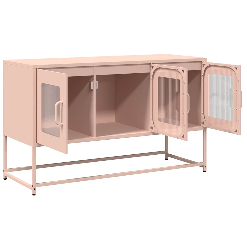 TV Cabinet Pink 100.5x39x60.5 cm Cold-rolled Steel