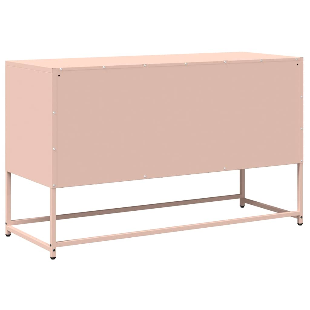 TV Cabinet Pink 100.5x39x60.5 cm Cold-rolled Steel