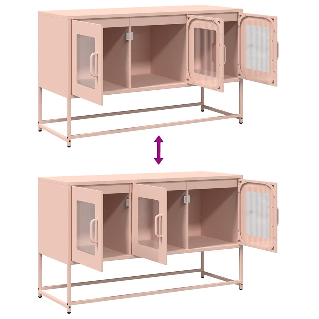 TV Cabinet Pink 100.5x39x60.5 cm Cold-rolled Steel