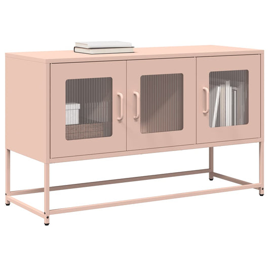 TV Cabinet Pink 100.5x39x60.5 cm Cold-rolled Steel