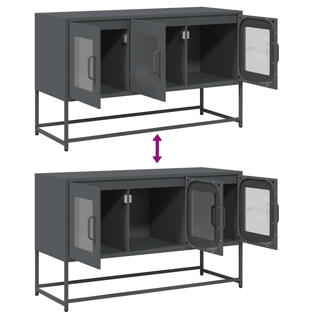 TV Cabinet Anthracite 100.5x39x60.5 cm Cold-rolled Steel