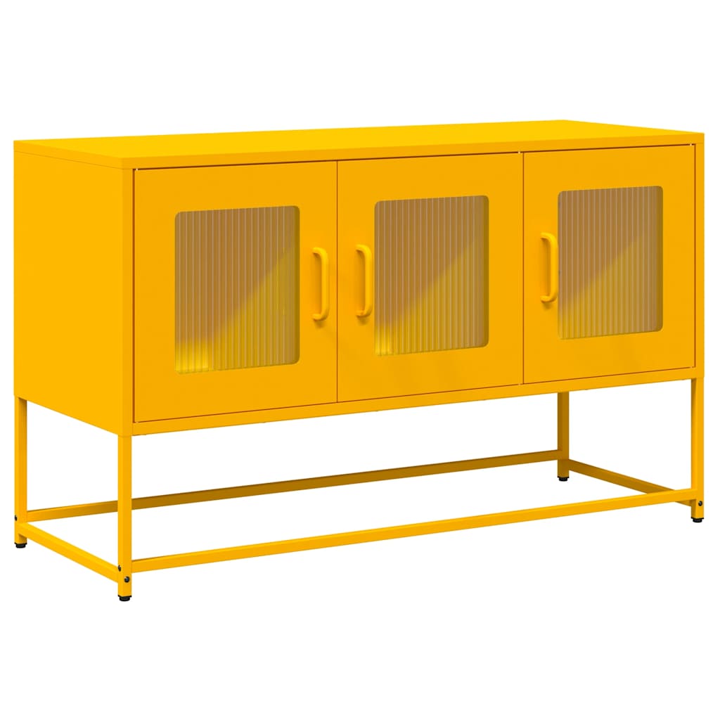 TV Cabinet Mustard Yellow 100.5x39x60.5 cm Cold-rolled Steel