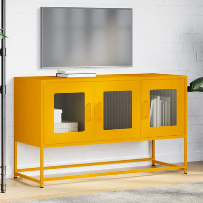 TV Cabinet Mustard Yellow 100.5x39x60.5 cm Cold-rolled Steel