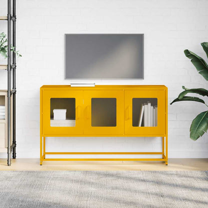 TV Cabinet Mustard Yellow 100.5x39x60.5 cm Cold-rolled Steel