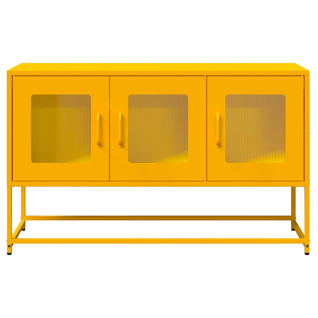 TV Cabinet Mustard Yellow 100.5x39x60.5 cm Cold-rolled Steel