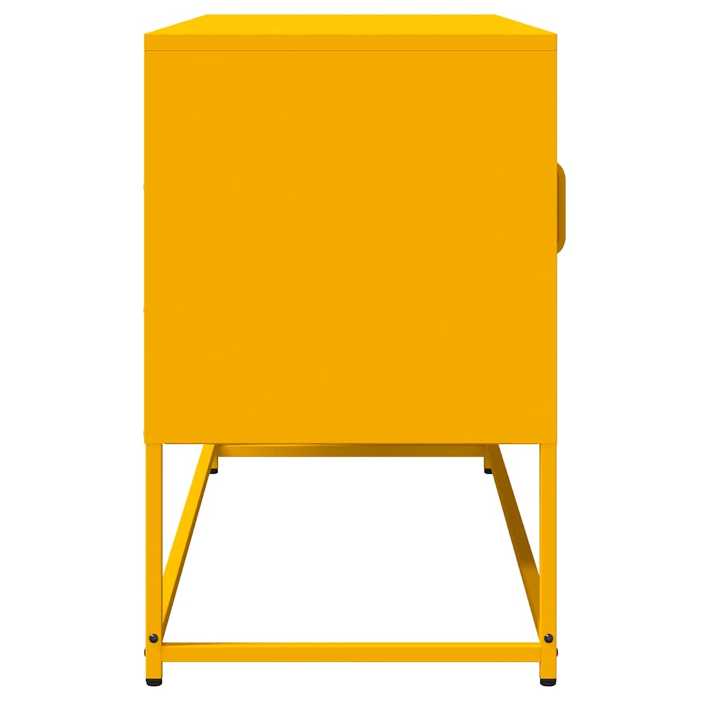 TV Cabinet Mustard Yellow 100.5x39x60.5 cm Cold-rolled Steel