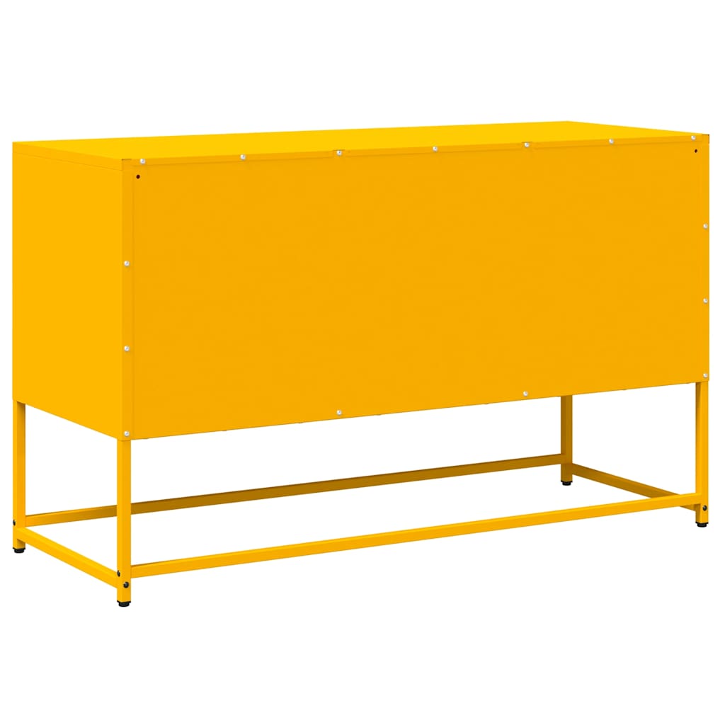 TV Cabinet Mustard Yellow 100.5x39x60.5 cm Cold-rolled Steel