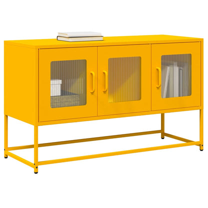 TV Cabinet Mustard Yellow 100.5x39x60.5 cm Cold-rolled Steel