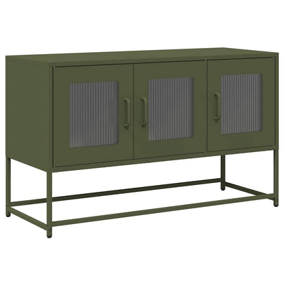 TV Cabinet Olive Green 100.5x39x60.5 cm Cold-rolled Steel