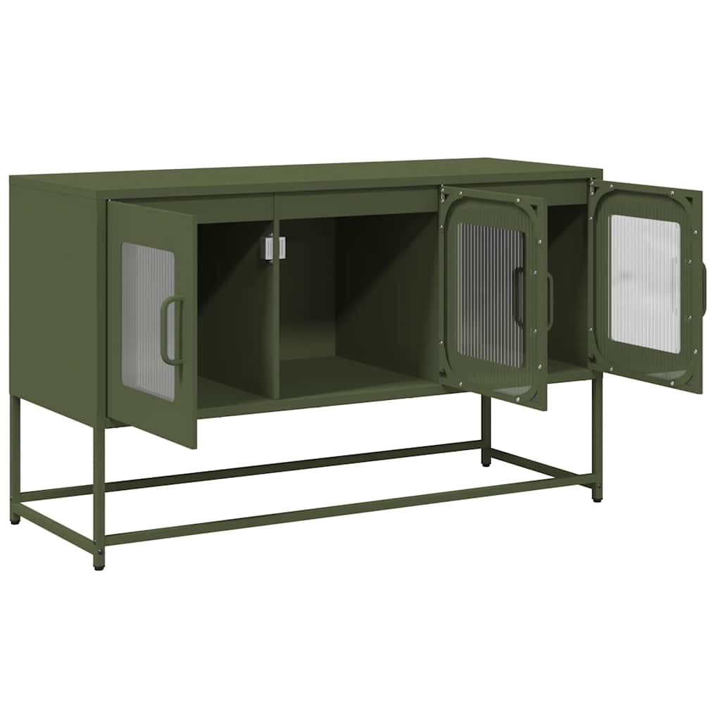 TV Cabinet Olive Green 100.5x39x60.5 cm Cold-rolled Steel