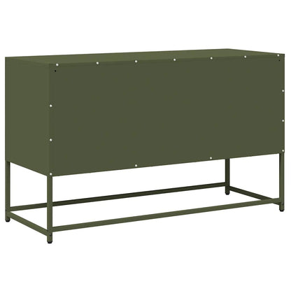 TV Cabinet Olive Green 100.5x39x60.5 cm Cold-rolled Steel