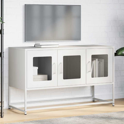 TV Cabinet White 100.5x39x60.5 cm Cold-rolled Steel
