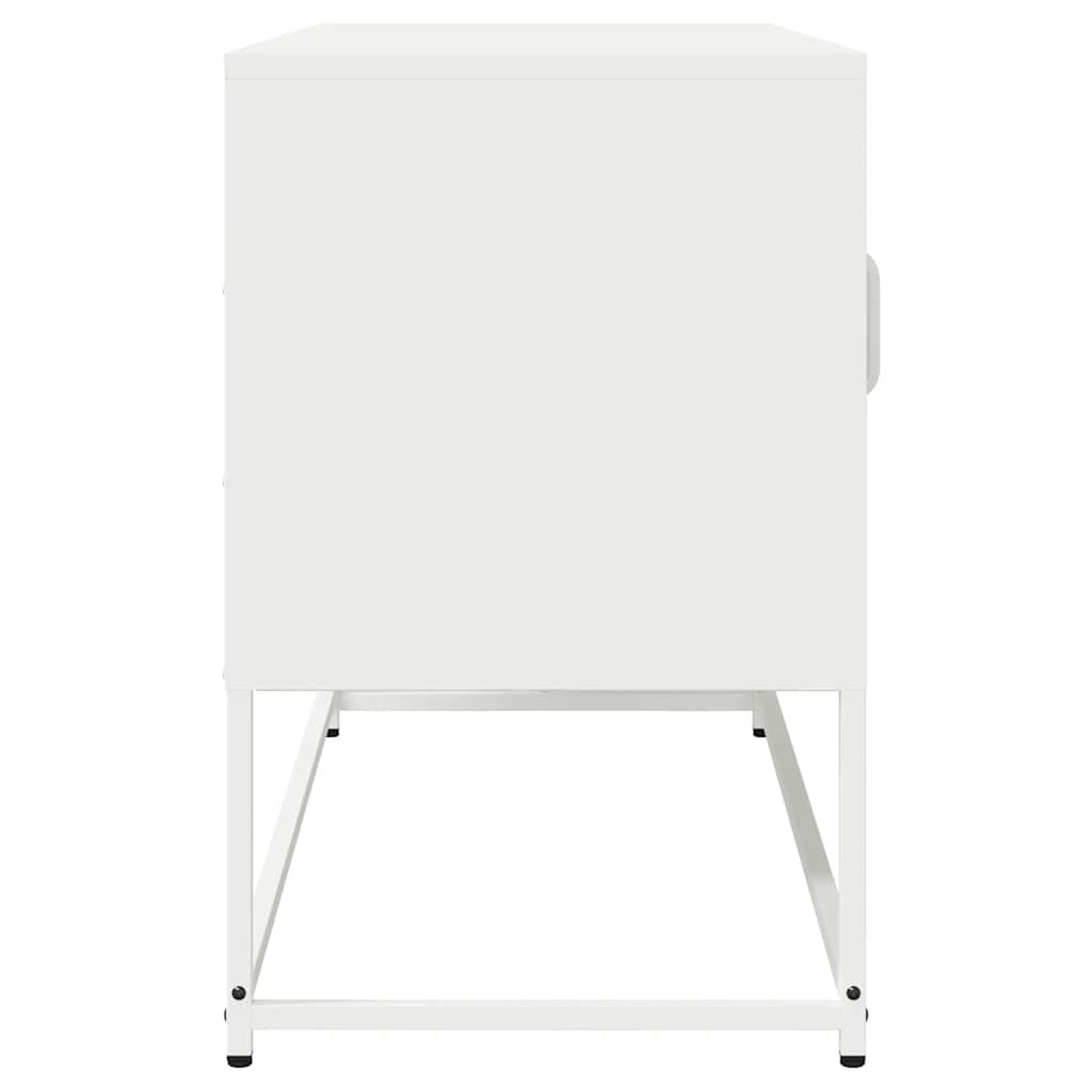 TV Cabinet White 100.5x39x60.5 cm Cold-rolled Steel
