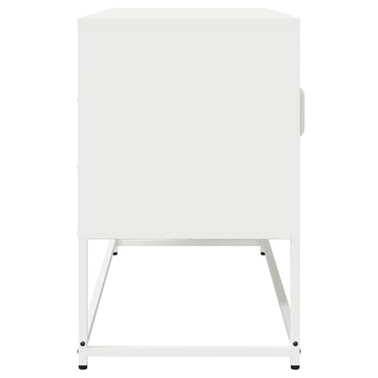 TV Cabinet White 100.5x39x60.5 cm Cold-rolled Steel