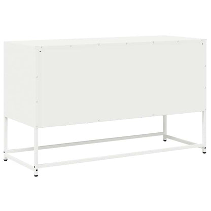 TV Cabinet White 100.5x39x60.5 cm Cold-rolled Steel
