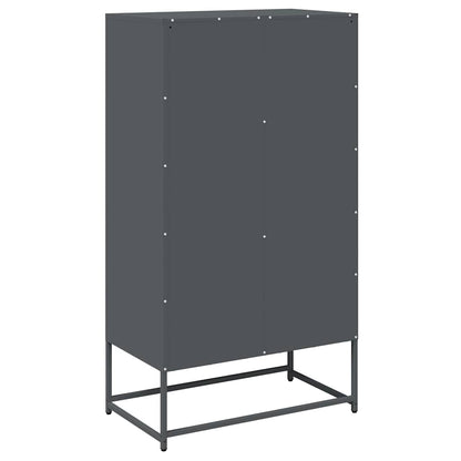 Highboard Anthracite 68x39x123 cm Steel