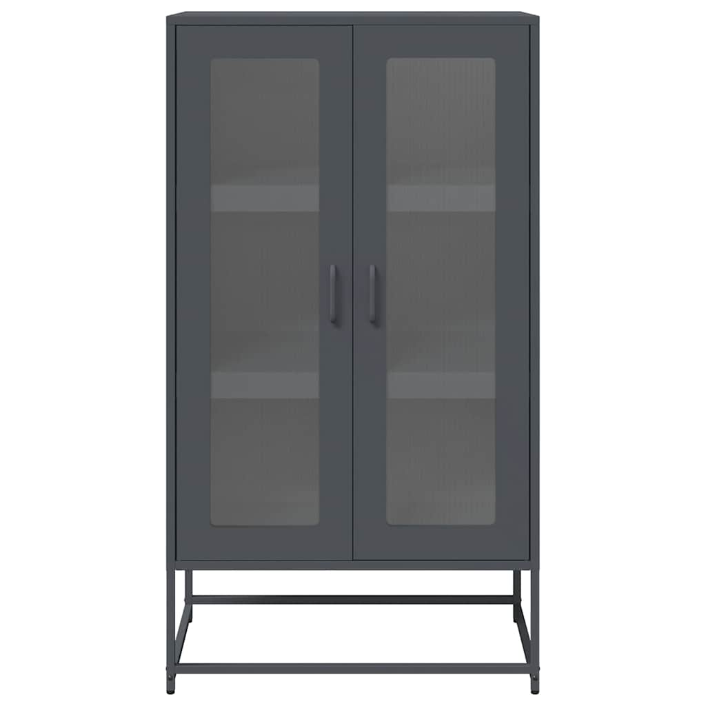 Highboard Anthracite 68x39x123 cm Steel