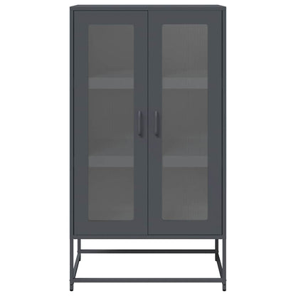 Highboard Anthracite 68x39x123 cm Steel