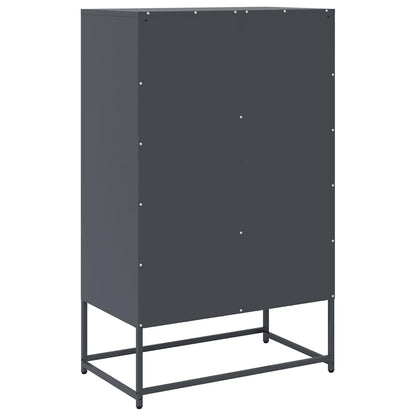 Highboard Anthracite 68x39x111.5 cm Steel