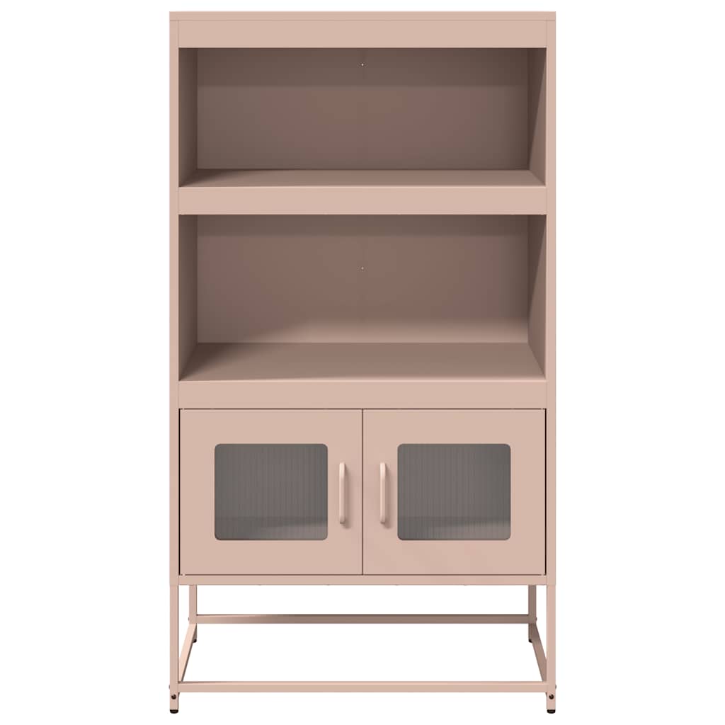 Highboard Pink 68x39x123 cm Steel