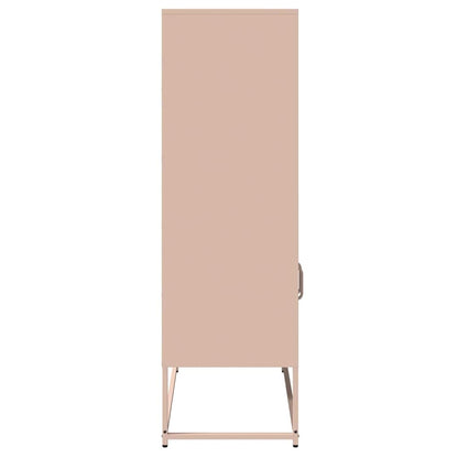 Highboard Pink 68x39x123 cm Steel