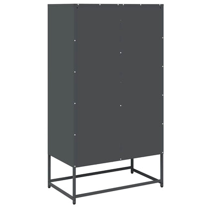 Highboard Anthracite 68x39x123 cm Steel