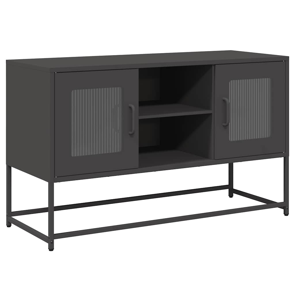 TV Cabinet Black 100.5x39x60.5 cm Steel