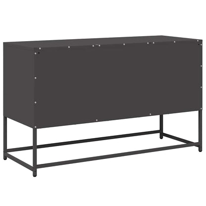 TV Cabinet Black 100.5x39x60.5 cm Steel