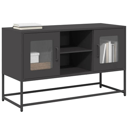 TV Cabinet Black 100.5x39x60.5 cm Steel