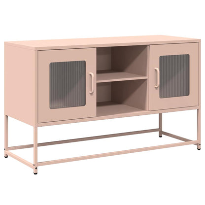 TV Cabinet Pink 100.5x39x60.5 cm Steel