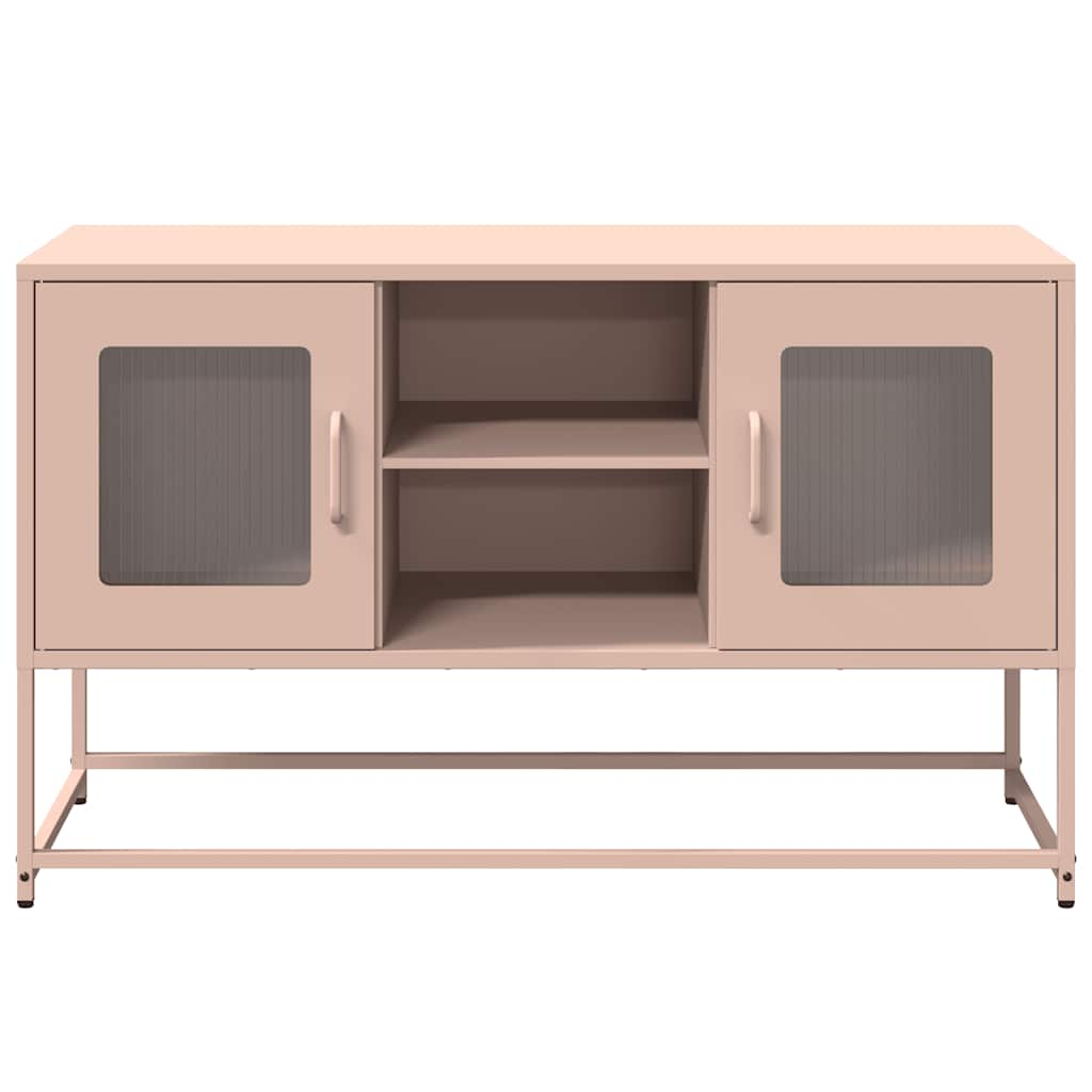 TV Cabinet Pink 100.5x39x60.5 cm Steel