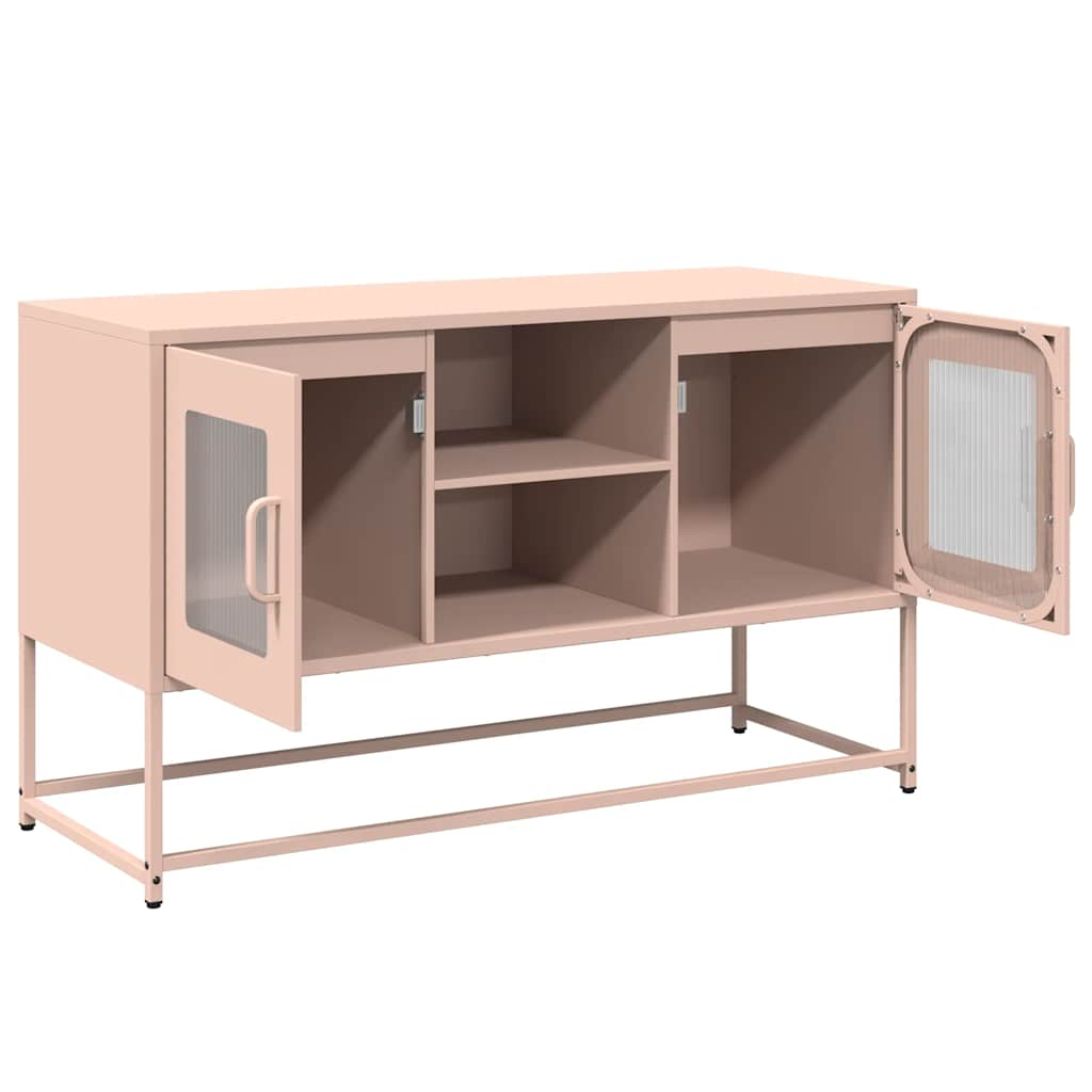 TV Cabinet Pink 100.5x39x60.5 cm Steel