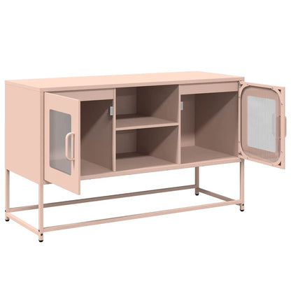 TV Cabinet Pink 100.5x39x60.5 cm Steel