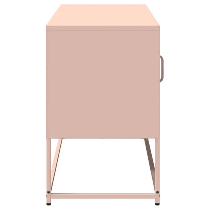 TV Cabinet Pink 100.5x39x60.5 cm Steel