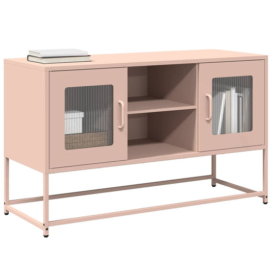 TV Cabinet Pink 100.5x39x60.5 cm Steel