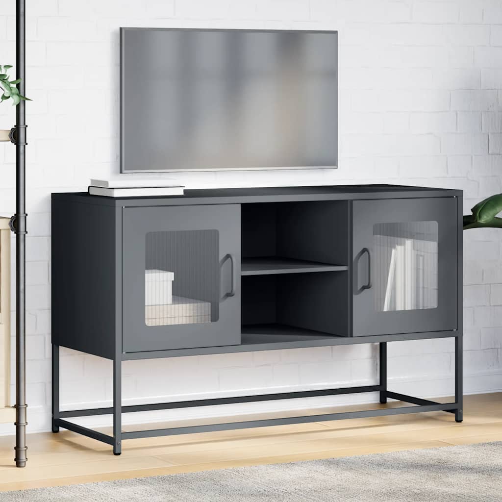 TV Cabinet Anthracite 100.5x39x60.5 cm Steel