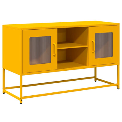 TV Cabinet Mustard Yellow 100.5x39x60.5 cm Steel