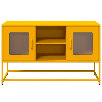 TV Cabinet Mustard Yellow 100.5x39x60.5 cm Steel