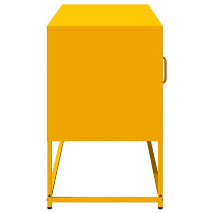 TV Cabinet Mustard Yellow 100.5x39x60.5 cm Steel