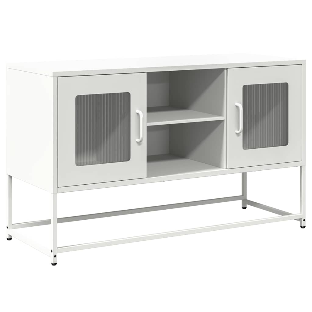 TV Cabinet White 100.5x39x60.5 cm Steel