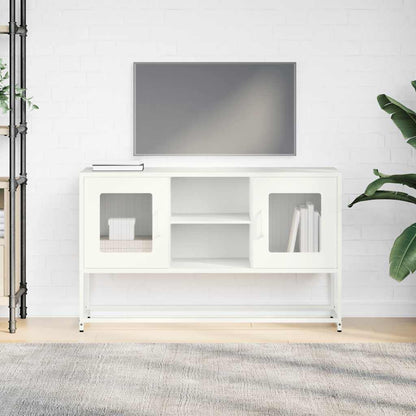 TV Cabinet White 100.5x39x60.5 cm Steel