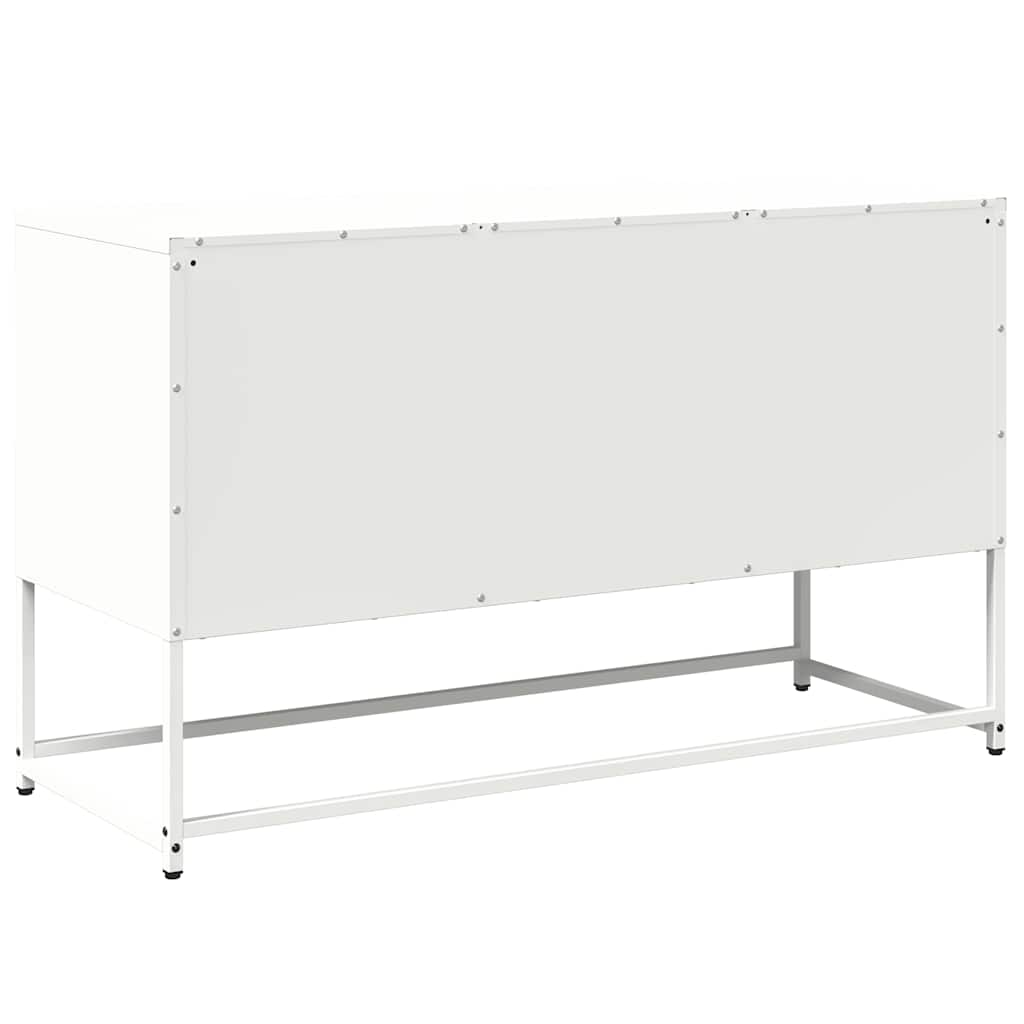 TV Cabinet White 100.5x39x60.5 cm Steel