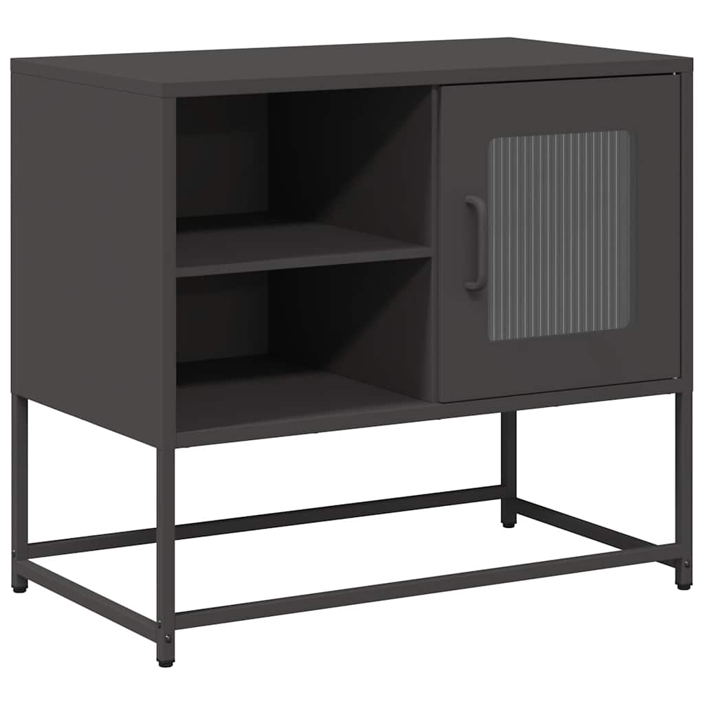 TV Cabinet Black 68x39x60.5 cm Steel