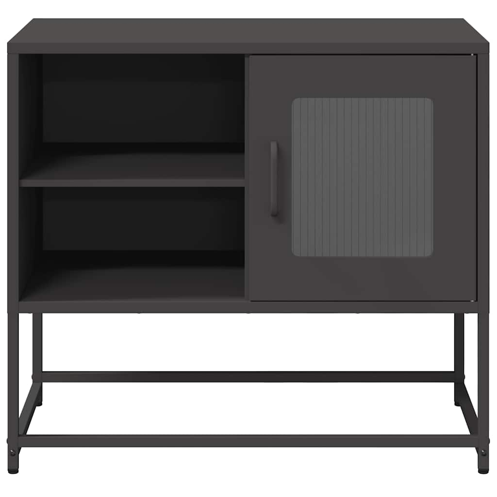 TV Cabinet Black 68x39x60.5 cm Steel